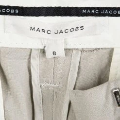Marc Jacobs Beige Embellished Bird Motif Wide Leg Three Quarter Pants L For Women -Cheap Marc Jacobs Store luxury women marc jacobs used clothes p116907 005