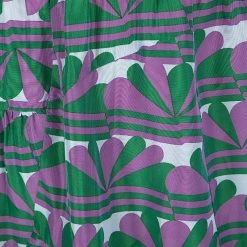 Marc Jacobs Multicolor Printed Ruffle Bottom Layered Skirt XS For Women -Cheap Marc Jacobs Store luxury women marc jacobs used clothes p118405 0004