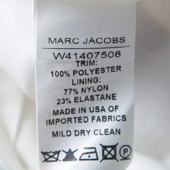 Marc Jacobs Leaf Printed Embroidered Short Sleeve Maxi Dress M For Women -Cheap Marc Jacobs Store luxury women marc jacobs used clothes p138182 0007