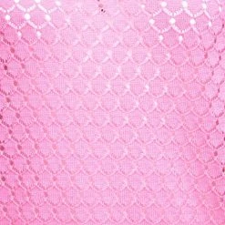 Marc Jacobs Pink Rib Trim Perforated Cotton Knit Top M For Women -Cheap Marc Jacobs Store luxury women marc jacobs used clothes p141226 0004