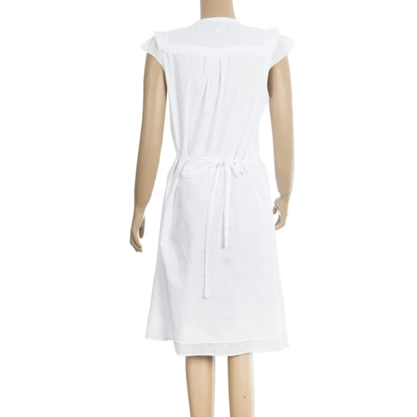 Marc Jacobs White Cotton Dress M For Women 3 Marc Jacobs White Cotton Dress M For Women - Image 3