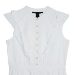 Marc Jacobs White Cotton Dress M For Women 13 Marc Jacobs White Cotton Dress M For Women -Cheap Marc Jacobs Store luxury women marc jacobs used clothes p15655 004