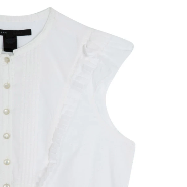 Marc Jacobs White Cotton Dress M For Women 6 Marc Jacobs White Cotton Dress M For Women - Image 6