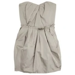 Marc Jacobs Strapless Taffeta Bustier Dress M For Women