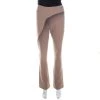 Marc Jacobs Brown Wool Crepe Wave Insert Fitted Pants S For Women