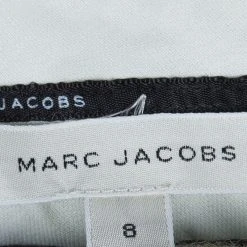 Marc Jacobs Grey Wool Wide Leg Belted Trousers M For Women -Cheap Marc Jacobs Store luxury women marc jacobs used clothes p63953 009