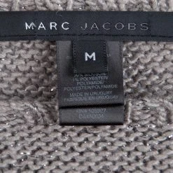 Marc Jacobs Grey Cable Knit Owl Pattern Sweater M For Women -Cheap Marc Jacobs Store luxury women marc jacobs used clothes p77504 005
