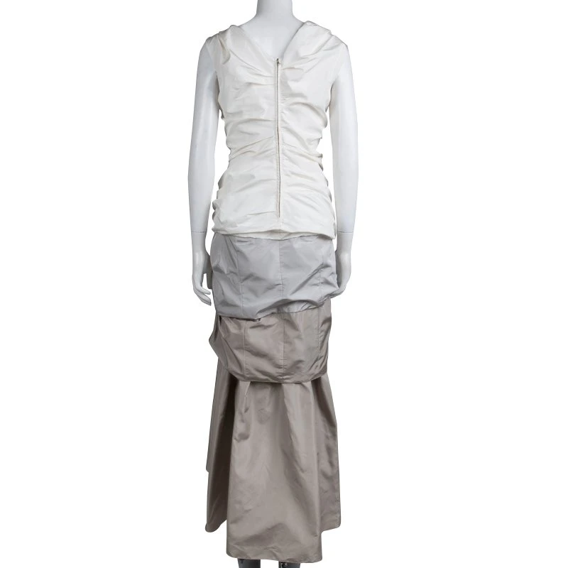 Marc Jacobs Colorblock Tiered Sleeveless Runway Gown M For Women 3 Marc Jacobs Colorblock Tiered Sleeveless Runway Gown M For Women - Image 3