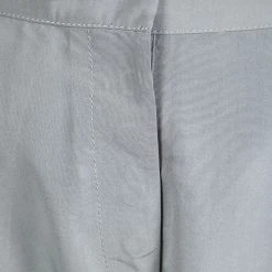 Marc Jacobs Grey Silk Wide Leg Ankle Length Trousers L For Women -Cheap Marc Jacobs Store luxury women marc jacobs used clothes p90957 0004
