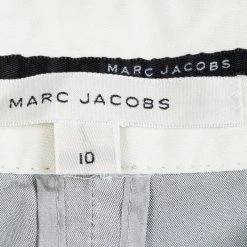 Marc Jacobs Grey Silk Wide Leg Ankle Length Trousers L For Women -Cheap Marc Jacobs Store luxury women marc jacobs used clothes p90957 0005