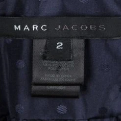 Marc Jacobs Blue Velvet Bow Detail Belted Blazer S For Women -Cheap Marc Jacobs Store luxury women marc jacobs used clothes p91051 005