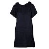 Marc Jacobs Black Ruffle Neck Dress M For Women