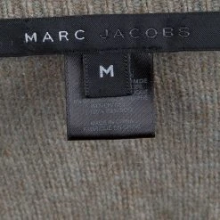 Marc Jacobs Grey Short Sleeve Sweater Dress M For Women -Cheap Marc Jacobs Store luxury women marc jacobs used clothes p99871 005