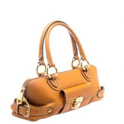 Marc Jacobs Orange Leather Elise Satchel For Women -Cheap Marc Jacobs Store luxury women marc jacobs used handbags p102070 0003