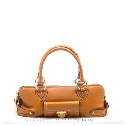 Marc Jacobs Orange Leather Elise Satchel For Women -Cheap Marc Jacobs Store luxury women marc jacobs used handbags p102070 0009