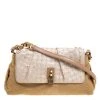 Marc Jacobs Light Brown Calfhair Crystal Embellished Shoulder Bag For Women