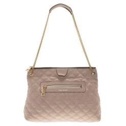 Marc Jacobs Nude Leather Quilted Shoulder Bag For Women