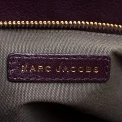 Marc Jacobs Burgundy Quilted Leather Shoulder Bag For Women -Cheap Marc Jacobs Store luxury women marc jacobs used handbags p115677 0007