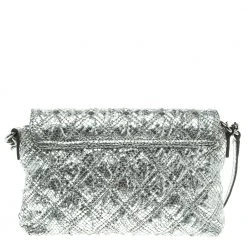 Marc Jacobs Silver Quilted Python Embossed Leather Crossbody Bag For Women -Cheap Marc Jacobs Store luxury women marc jacobs used handbags p123992 0004