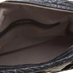 Marc Jacobs Black Quilted Leather Satchel For Women -Cheap Marc Jacobs Store luxury women marc jacobs used handbags p129197 0007