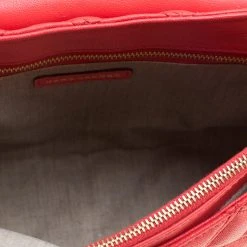 Marc Jacobs Red Quilted Leather Shoulder Bag For Women -Cheap Marc Jacobs Store luxury women marc jacobs used handbags p132596 007