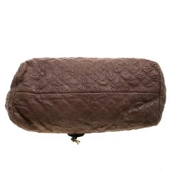 Marc Jacobs Brown Quilted Leather Chain Shoulder Bag For Women -Cheap Marc Jacobs Store luxury women marc jacobs used handbags p134657 0006