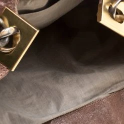 Marc Jacobs Brown Quilted Leather Chain Shoulder Bag For Women -Cheap Marc Jacobs Store luxury women marc jacobs used handbags p134657 0007