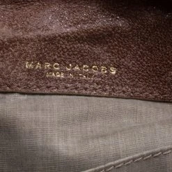 Marc Jacobs Brown Quilted Leather Chain Shoulder Bag For Women -Cheap Marc Jacobs Store luxury women marc jacobs used handbags p134657 0008