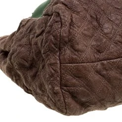 Marc Jacobs Brown Quilted Leather Chain Shoulder Bag For Women -Cheap Marc Jacobs Store luxury women marc jacobs used handbags p134657 0010