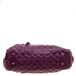 Marc Jacobs Purple Quilted Snake Embossed Leather Snake Skin Trim Stam Shoulder Bag For Women 16 Marc Jacobs Purple Quilted Snake Embossed Leather Snake Skin Trim Stam Shoulder Bag For Women -Cheap Marc Jacobs Store luxury women marc jacobs used handbags p138567 0006