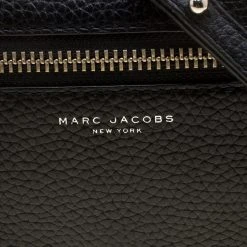 Marc Jacobs Black Leather Gotham Wallet For Women 15 Marc Jacobs Black Leather Gotham Wallet For Women -Cheap Marc Jacobs Store luxury women marc jacobs used handbags p142927 005