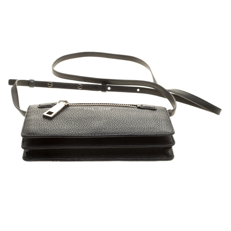 Marc Jacobs Black Leather Gotham Wallet For Women 6 Marc Jacobs Black Leather Gotham Wallet For Women - Image 6