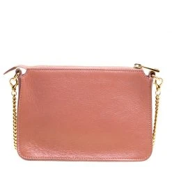Marc Jacobs Bubble Gum Pink Leather Bow Chain Crossbody Bag For Women -Cheap Marc Jacobs Store luxury women marc jacobs used handbags p150017 0004