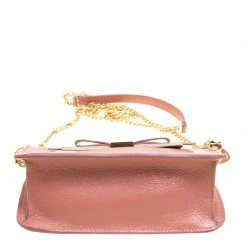 Marc Jacobs Bubble Gum Pink Leather Bow Chain Crossbody Bag For Women -Cheap Marc Jacobs Store luxury women marc jacobs used handbags p150017 0006