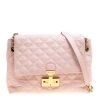Marc Jacobs Pink Quilted Leather Baroque Shoulder Bag For Women