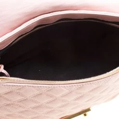 Marc Jacobs Pink Quilted Leather Baroque Shoulder Bag For Women -Cheap Marc Jacobs Store luxury women marc jacobs used handbags p150446 0007