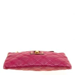 Marc Jacobs Red Quilted Leather Wristlet Clutch For Women -Cheap Marc Jacobs Store luxury women marc jacobs used handbags p153324 0006