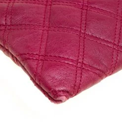 Marc Jacobs Red Quilted Leather Wristlet Clutch For Women -Cheap Marc Jacobs Store luxury women marc jacobs used handbags p153324 0010