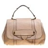 Marc Jacobs Beige Leather Thompson Top Handle Satchel For Women