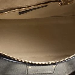 Marc Jacobs Black Leather Wellington Fulton Top Handle Bag For Women -Cheap Marc Jacobs Store luxury women marc jacobs used handbags p167631 002