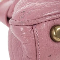 Marc Jacobs Pink Leather Lola Bag With Umbrella For Women -Cheap Marc Jacobs Store luxury women marc jacobs used handbags p16863 0011
