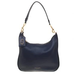 Marc Jacobs Navy Blue Leather Gotham Hobo Bag For Women