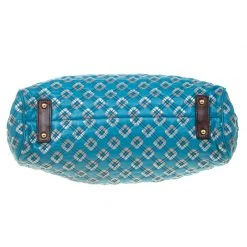Marc Jacobs Blue Quilted Leather Robert Leslie Stam Top Handle Bag For Women -Cheap Marc Jacobs Store luxury women marc jacobs used handbags p180528 010