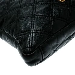 Marc Jacobs Black Quilted Leather IPad Chain Crossbody Bag For Women -Cheap Marc Jacobs Store luxury women marc jacobs used handbags p181305 004