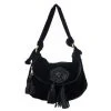 Marc Jacobs Kaleidoscope Flower Black Velvet Hobo For Women
