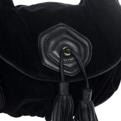 Marc Jacobs Kaleidoscope Flower Black Velvet Hobo For Women -Cheap Marc Jacobs Store luxury women marc jacobs used handbags p18172 008
