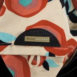 Marc Jacobs Kaleidoscope Flower Black Velvet Hobo For Women -Cheap Marc Jacobs Store luxury women marc jacobs used handbags p18172 013