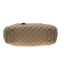 Marc Jacobs Light Brown Quilted Leather Stam Shoulder Bag For Women -Cheap Marc Jacobs Store luxury women marc jacobs used handbags p184248 011