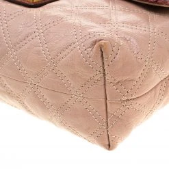Marc Jacobs Marc Jacob Peach/Red Quilted Leather And Python Trim Flap Bag For Women 20 Marc Jacobs Marc Jacob Peach/Red Quilted Leather And Python Trim Flap Bag For Women -Cheap Marc Jacobs Store luxury women marc jacobs used handbags p186940 010