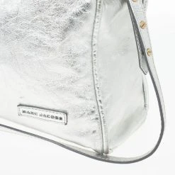 Marc Jacobs Eve Metallic Leather Shopper For Women -Cheap Marc Jacobs Store luxury women marc jacobs used handbags p19444 008